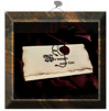 old stylished menu and stationery