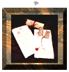 modern wedding invitation